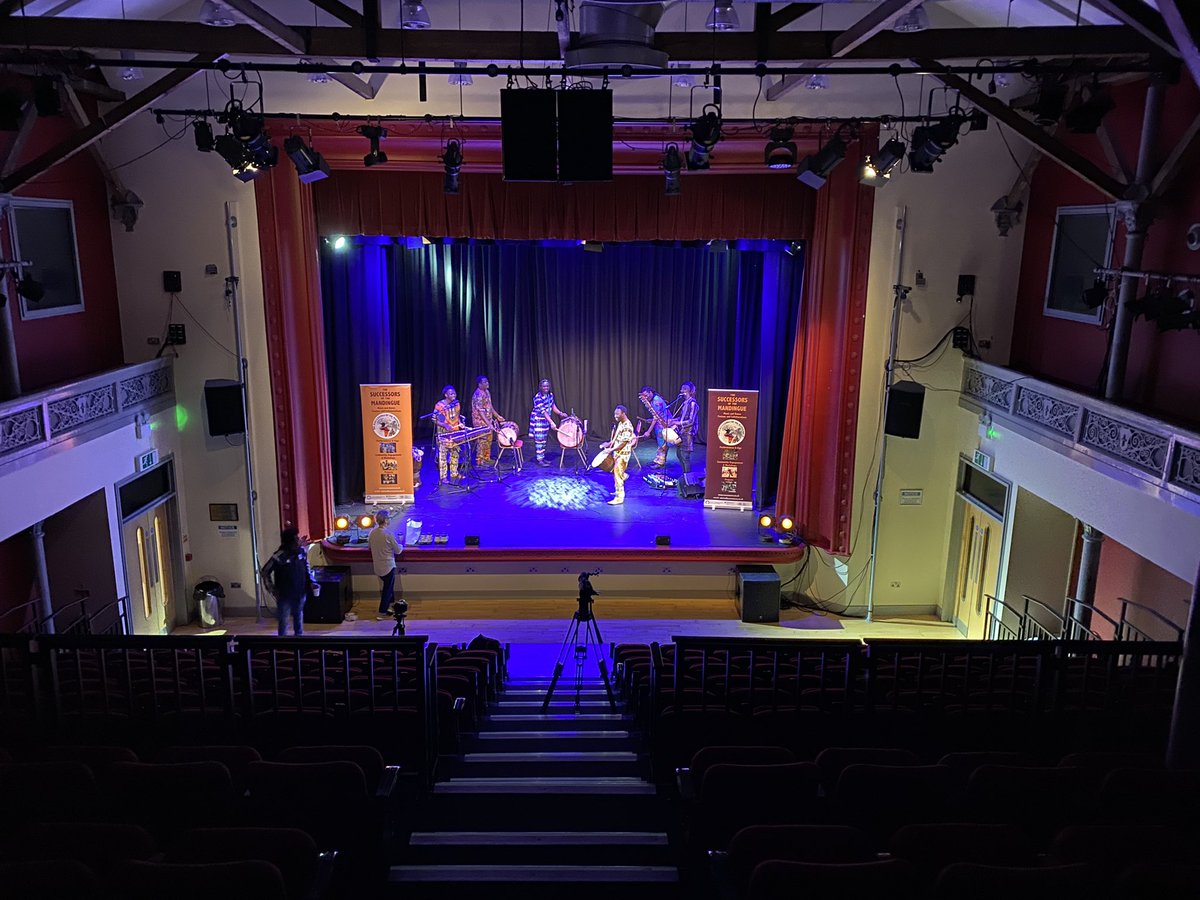 TMandingue's tweet photo. ..and that’s a wrap! Day 2 - ensemble day, filming at the The Met Abertillery. Such a lovely venue, thanks to Awen and Cyngor Celfyddydau Cymru | Arts Council of Wales for supporting this #CreativeSteps project. Watch this space to see the results 🤩 https://t.co/G34O6SEYlf