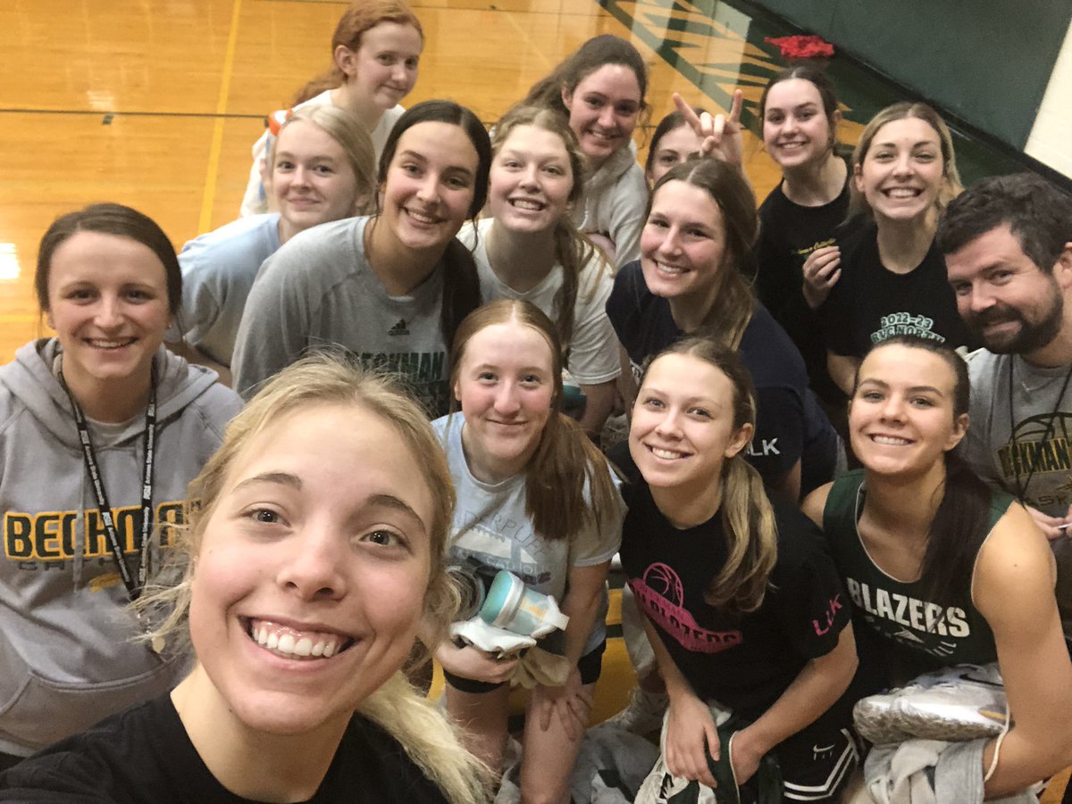 blazers_gb's tweet photo. We enjoyed our snow day off today &amp; are ready to roll tomorrow night! Go Blazers! 💚💛 Get your tickets purchased ahead!

🎟 https://t.co/FXqag9aasF

*picture from Wednesday night practice* https://t.co/7AQ6KopsS2