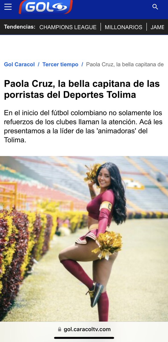 PaolacruzQ's tweet photo. ♥️⚽️😍 @GolCaracol https://t.co/Xbkj8sDvYQ