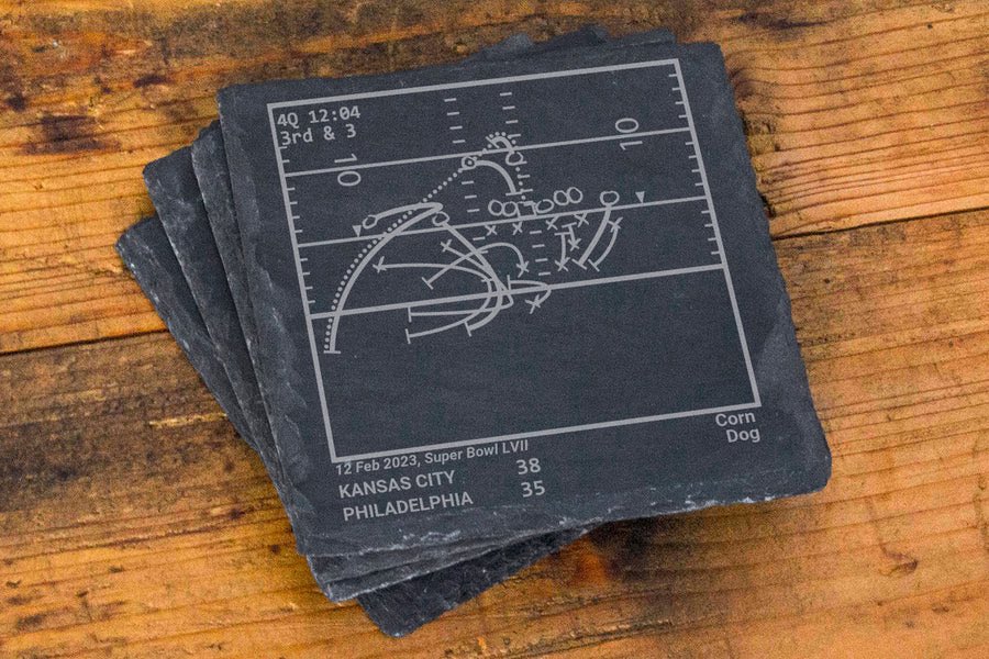 ArrowheadLive's tweet photo. 🚨Giveaway🚨

We have partnered with Playbook Products to giveaway this awesome set of coasters commemorating 4 plays of #SBLVII to one lucky Chiefs fan!

To enter:
1️⃣RETWEET
2️⃣FOLLOW @ArrowheadLive and @PlaybookProduct

⏳Giveaway ends 2/19 @ 7pm CT⏳
#Chiefs | #ChiefsKingdom

You can also buy now and saving 20% using code ARROWHEADLIVE at checkout! https://t.co/MknenMMwwb