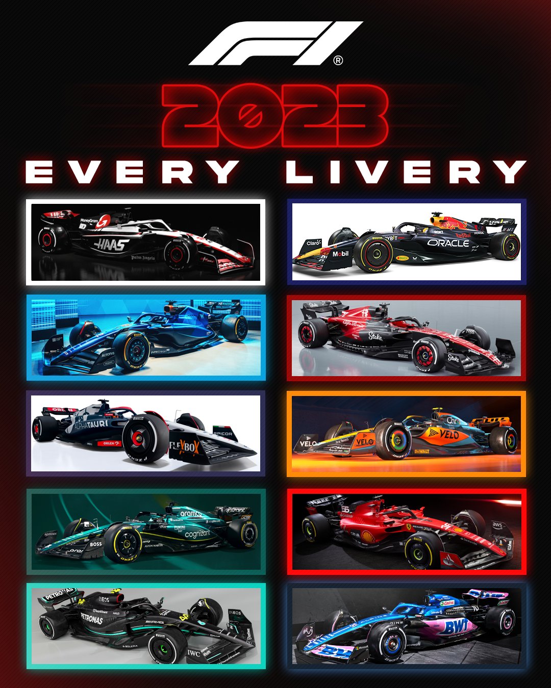 Formula 1 on X: THE 2023 GRID IS COMPLETE! ✓ Bring on the season, we're  ready! 💪 #F1  / X