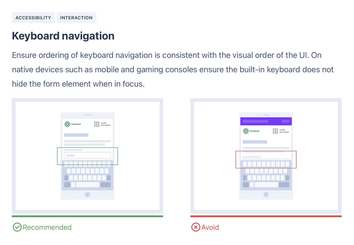 AsmaaYazouri's tweet image. keyboard navigation 
#user_experince_design #user_interface_design #uiuxdesign