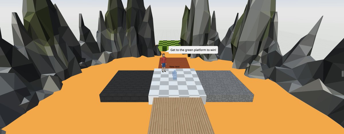 MrAhmedGaming's tweet photo. I love seeing the "Floor Is Lava" games that my students created using @CoSpaces_Edu! This wouldn't have been possible without @EdTechnocation and @G4C.
#GameDev #GameBasedLearning #EdTech #CoSpaces #CoSpacesEdu #CSForAllNYC #CS4All #VR #Code #Coding #G4C #G4CStudent #BlockCode https://t.co/DmnWiWfile