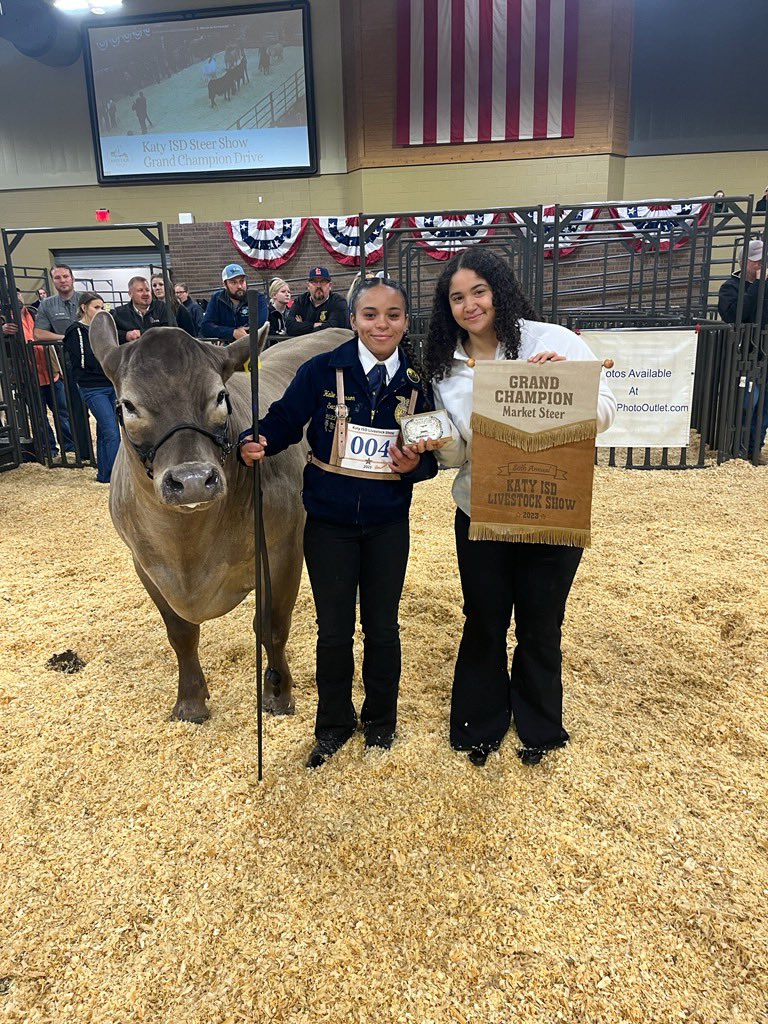 MRHSMavericks's tweet photo. HUGE congrats to Halie Johnson @mortonranchffa receiving Grand Champion Steer @KatyRodeo !!!  @katyisd #countrymavs #ilovemortonranch https://t.co/IVlovNR3Iz