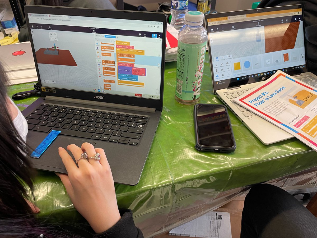 I love seeing the 'Floor Is Lava' games that my students created using @CoSpaces_Edu! This wouldn't have been possible without @EdTechnocation and @G4C.

#GameDev #GameBasedLearning #EdTech #CoSpaces #CoSpacesEdu #CSForAllNYC #CS4All #VR #Code #Coding #G4C #G4CStudent #BlockCode