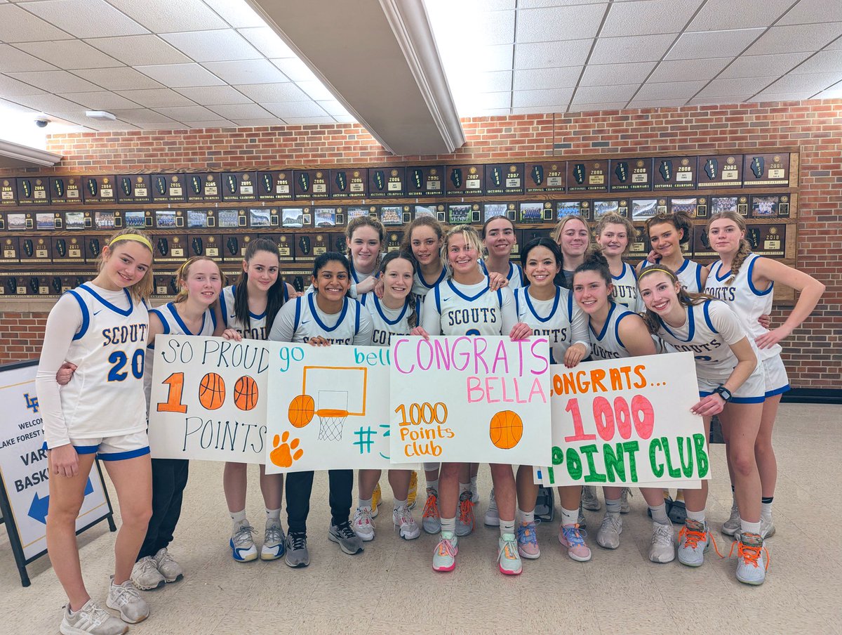 What a big week for the Girls’ Varsity Basketball team! We are proud to share that Bella Ranallo scored her 1,000th point during a win against Woodstock. Congratulations to Bella and to the Scouts who now advance to the Regional Championships, playing again tomorrow! #ScoutNation