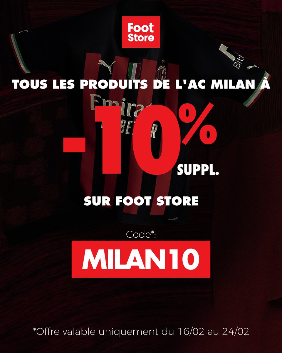 Grimmjow on Twitter "RT AC_MilanFR 🔴 Profitez de 10 de réduction