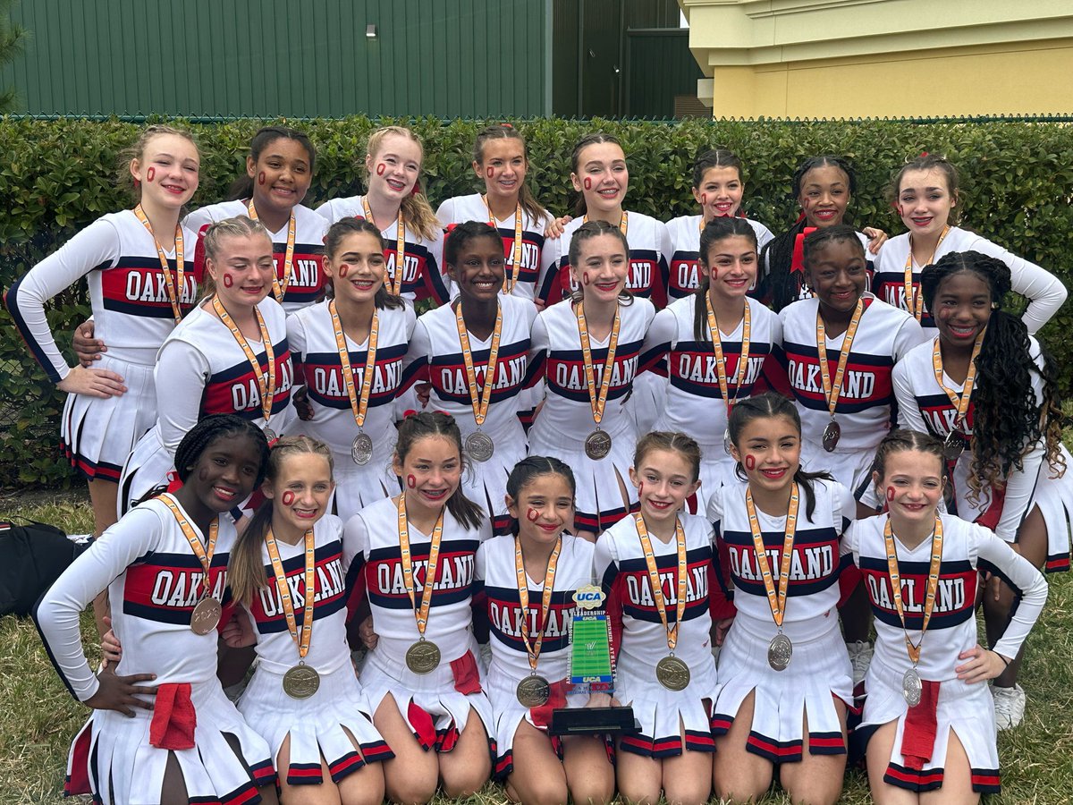 These ladies brought home another win this week…. 2nd in the NATION! 0.1 from first place!! #ofamily #weareoakland
