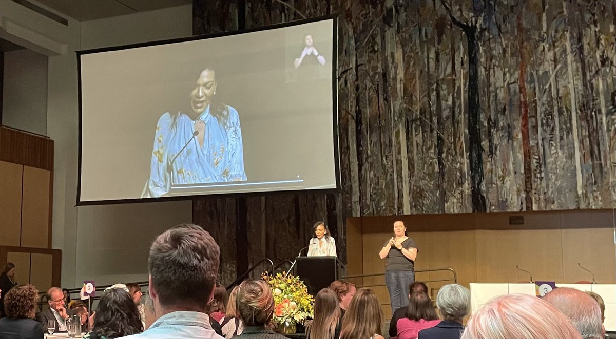Very affirming to hear Minister Anne Aly recognise early childhood education &amp; care as central to achieving improved outcomes for Australian children including the importance of the upcoming Productivity Commission inquiry until universal early education #EYS2023