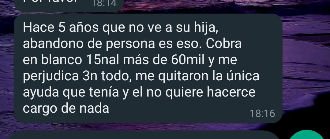 camiangueira's tweet photo. @RosquellasPaolo renuncia a la patria potesta de luchii.. la estás privando de tantas cosas .. gracias a dios no necesita de tu cariño y afecto porque le sobra. Ya sabemos que no la queres. Que no te importa. Por eso te pido que renuncies a ella y dejes que puedan vivir en paz https://t.co/4LGr2xePay