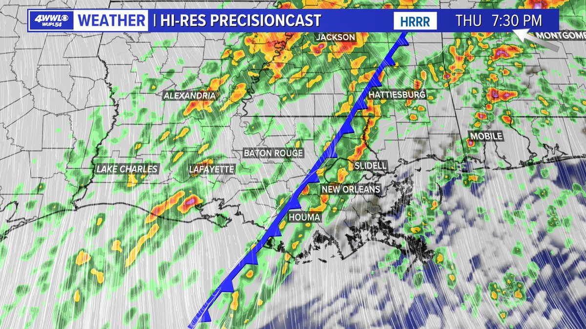 Chris Franklin WWLTV on Twitter "Babylon, Chaos, Muses Forecast