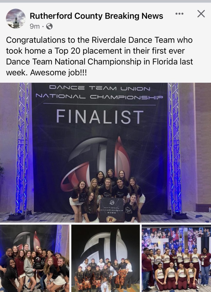 RHS Warriorettes Dance Team (@riverdale_dance) on Twitter photo So proud of our girls for their performances at Dance Team Union Nationals this year!! ♥️💛♥️💛 #warriorettes22 <a href="/RiverdaleHighTN/">Riverdale HS</a> So proud of our girls for their performances at Dance Team Union Nationals this year!! ♥️💛♥️💛 #warriorettes22 <a href="/RiverdaleHighTN/">Riverdale HS</a>