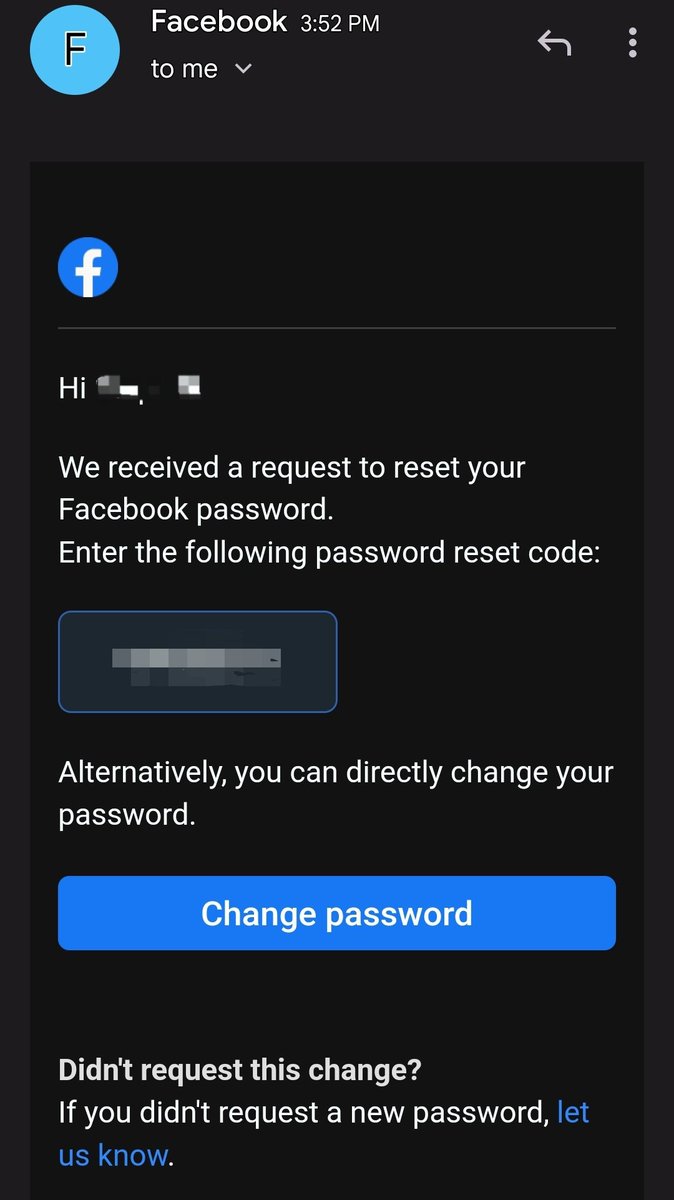 ibrooklynwright's tweet photo. Now, when I get these codes sent to my phone... they actually work. 😮‍💨 #facebookhacked https://t.co/mV83wDUeeU
