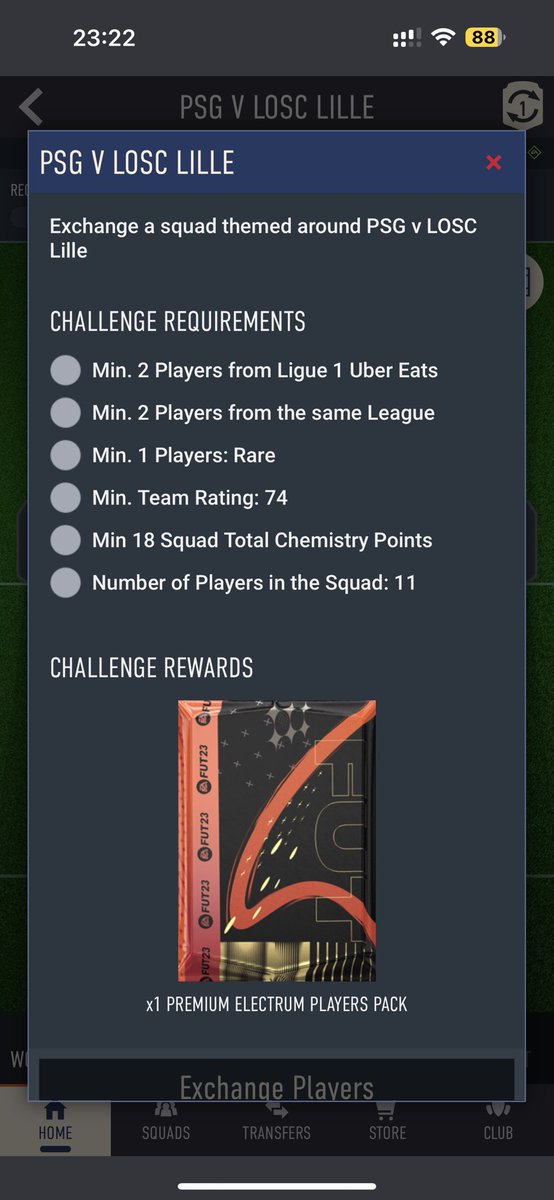 Does @EASPORTSFIFA know that if we do 2 players From @Ligue1UberEats we automatically have done 2 players from the same league or am i missing something #marqueematchups