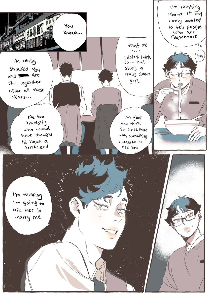 "kuro... he likes me" part 5 kuroo and akaashi have a nice chat ... 
