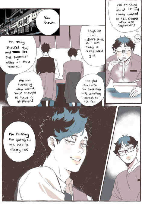 "kuro... he likes me" part 5 kuroo and akaashi have a nice chat ... 