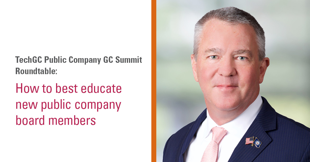 On February 16, Palo Alto-based partner Ambassador @MichaelDeSombre led the roundtable discussion, “How to best educate new public company board members,” at the TechGC Public Company Summit. sullcrom.com/michael-george…