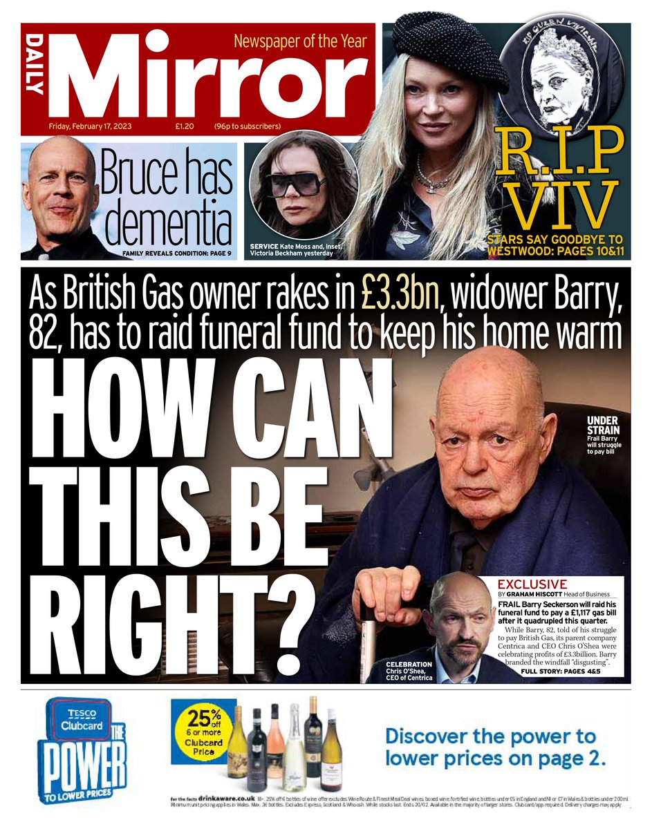 Friday's front page - 'HOW CAN THIS BE RIGHT?'

mirror.co.uk/news/uk-news/b…