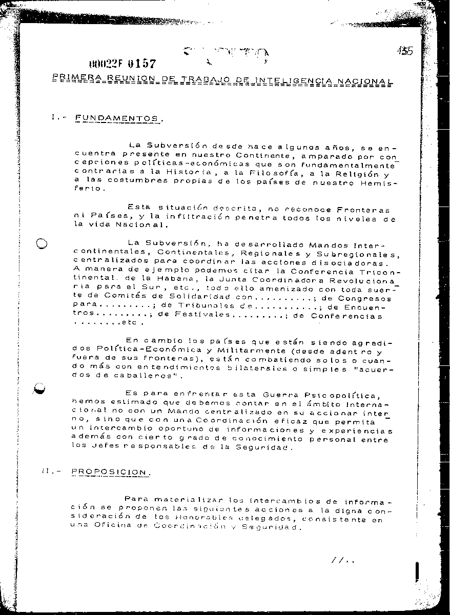 pablozeguel's tweet photo. El 29/10/1975 la DINA convocó a diversos países  a conformar una central de información continental,  más conocida como el "Plan Cóndor". No lo creo EE.UU., pero lo instigó, fue un producto con el sello de la Guerra Fría Interamerincana y de origen chileno. Dejo algunas págs. https://t.co/w4IFEp9qCK