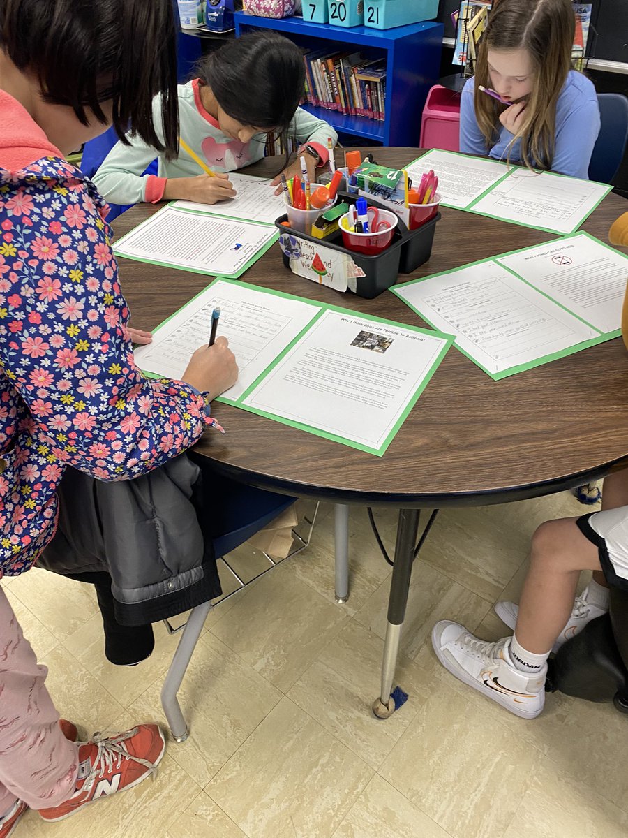 Today we had our grade level gallery walk for our Opinion Writing Unit 📚✏️ <a href="/YKillimett/">Yadira Killimett</a> <a href="/ReadnLearnCS/">cindy scott</a> <a href="/mister_kerr/">christopher kerr</a> <a href="/mbernal_DrB/">Michelle Bernal</a> <a href="/KatherineTThorn/">Katherine Thorn</a> <a href="/fernbrooknj/">Fernbrook Elementary</a>