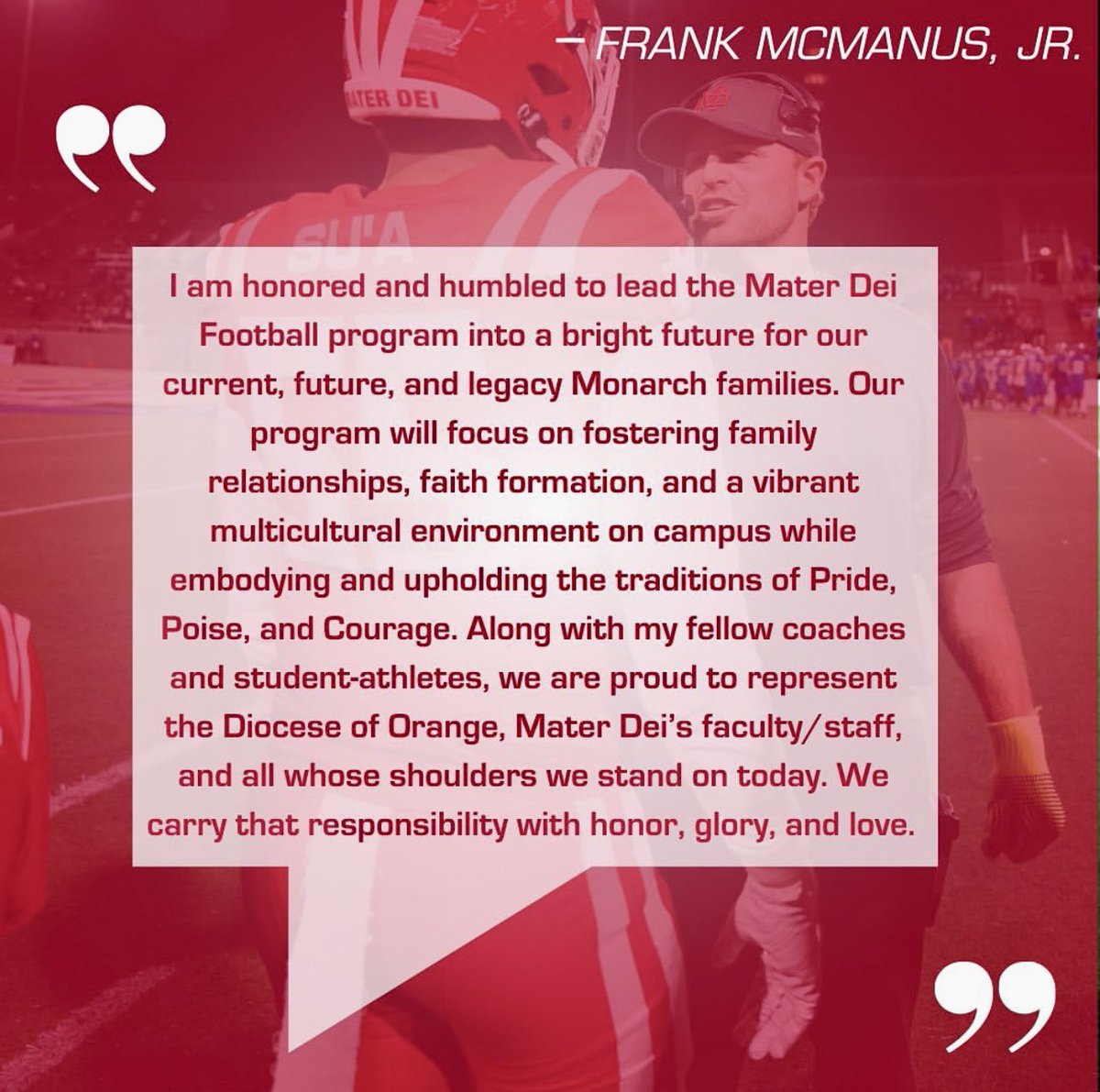 Mater Dei Football tweet media