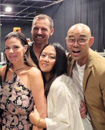 Thank you to <a href="/AnnieSarinas3/">Annie Sarinas</a> and <a href="/arlo_sarinas/">Arlo Sarinas</a> for being our friends on and off stage. Thank you for being the encouraging voice and the reminder of why we chose to do the show. The conversation has been started and we're so excited to keep it going. #TheParentTest <a href="/ParentTestABC/">The Parent Test</a>