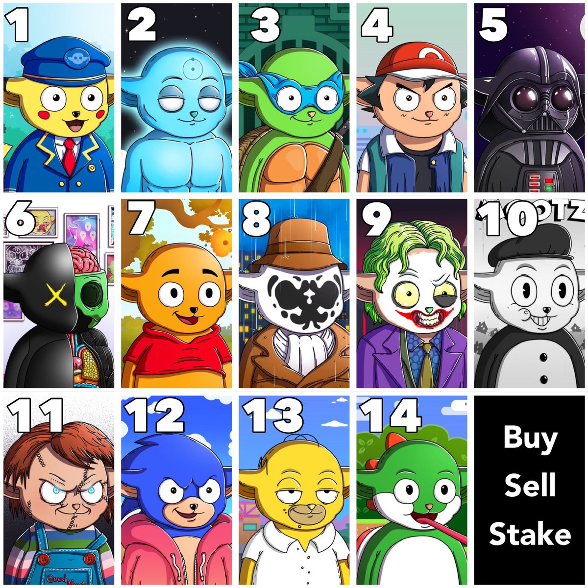 WenvilleHQ's tweet photo. 🚨Let’s play Buy/Sell/Stake!🚨
Which of these Mootz 1/1 would you buy..which would you sell and which would you stake!
Reply with the name or numbers below!!
#mootz #leftoverz #wenville https://t.co/u77vUpbJEg