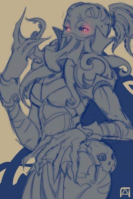 BookOfMonster's tweet image. ---
The Illithid - Mind Flayer
Manipulative, Lustful, Thought-provoking, Mind Control
---