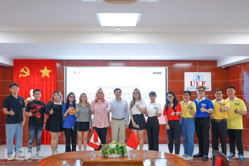 daihocUEF's tweet photo. Đón đoàn học sinh Trường Song ngữ Quốc tế Canada tham gia thực tập hướng nghiệp tại Nhà UEF
https://t.co/tkvdzjCUde https://t.co/dN28J3dfkq