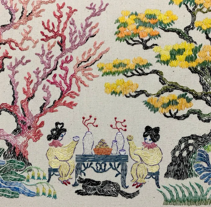 MOUNT tokyoさんで開催中のグループ展「ANOTHER STORY#3」3日目どうぞよろしくお願いいたします〜 