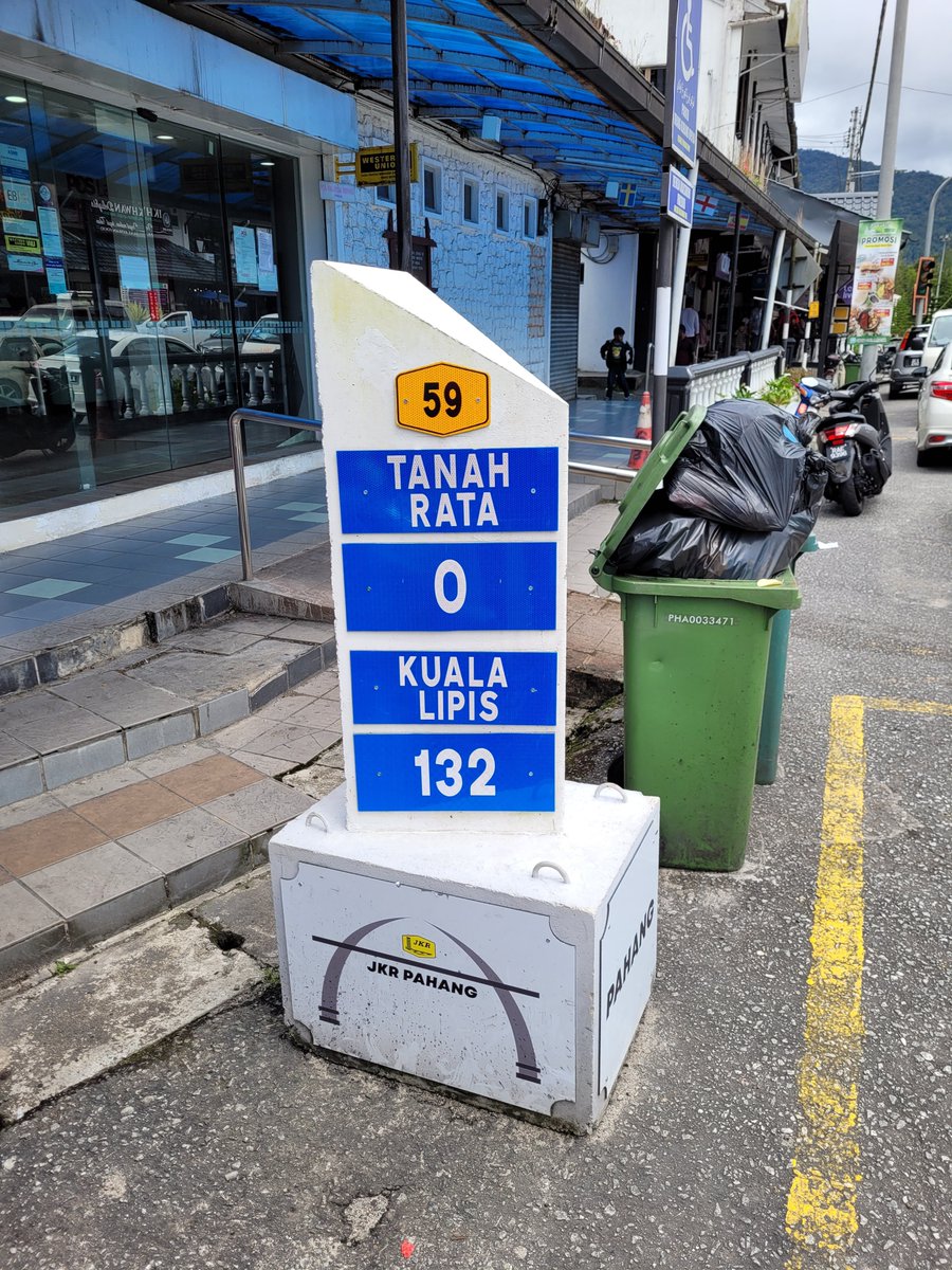 Papan Tanda Malaysia on Twitter "Batu penanda 0 km di Tanah Rata
