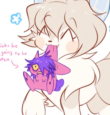 he has a buny form too btw........... just sayin.......yknow.......heh heh... heh... 