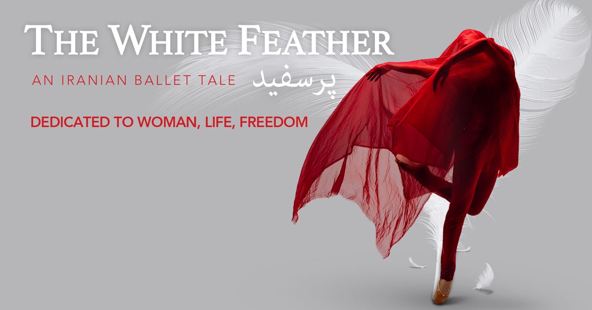 Announcing the World Premiere Performance of THE WHITE FEATHER: AN IRANIAN BALLET TALE on March 22 at the @IrvineBarclay Theatre. Tickets are now on sale via Farhang.org/WhiteFeather