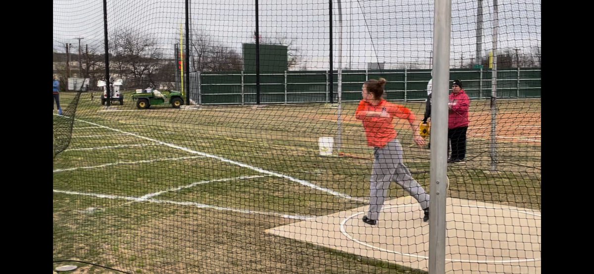 todd_boggan's tweet photo. Congrats @lexi_boggan for a great way start the 2023 Varsity Track season! 3rd place in Discus then 3rd place in Shot Put. Way to go Lex!!!💪🧡💙 https://t.co/jSd2i9Gg7N
