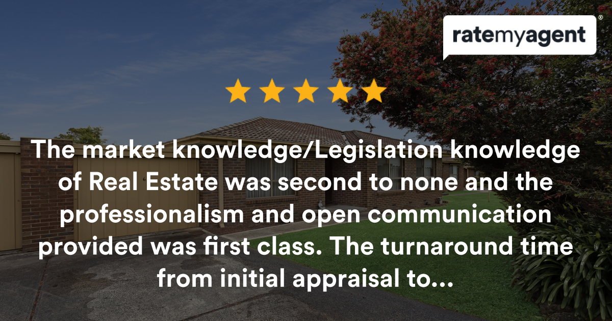 Our agent’s latest #RateMyAgent review in Bayswater North

rma.reviews/TZqYEzqkYPIM

...
#ratemyagent #realestate #BigginScott_Boronia