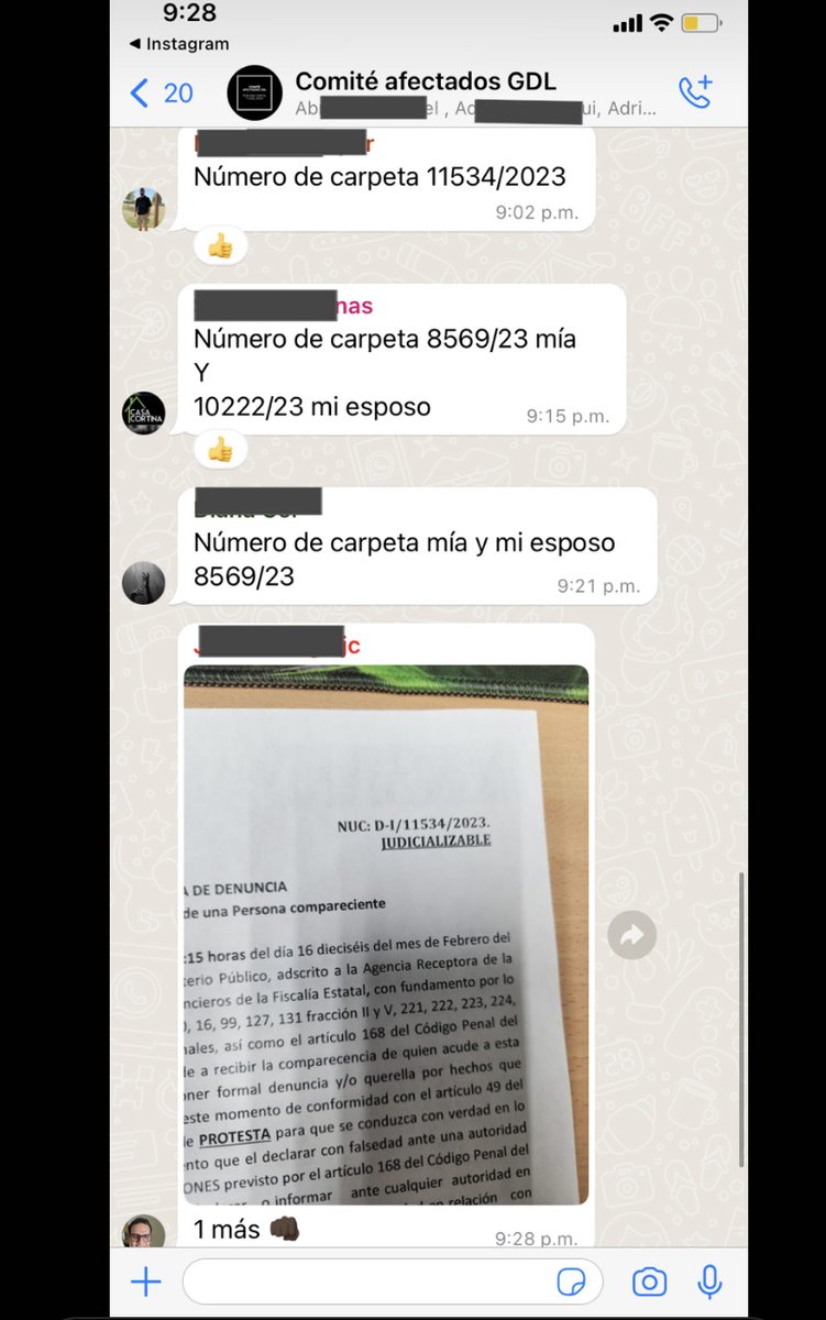 TODOS LOS DÍAS estamos presentando nuevas denuncias, estamos a nada de que el 100% de nuestro grupo cuente con su proceso legal 👊

El tiempo sigue corriendo Axel, cada vez falta menos... 🏛️