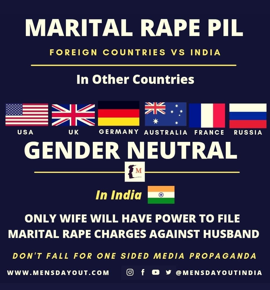 @narendramodi When would we stop treating men as #2ndClassCitizen ?

#JudiciaryMustApologize
#GenderBiasedLaws
#MensLivesMatter