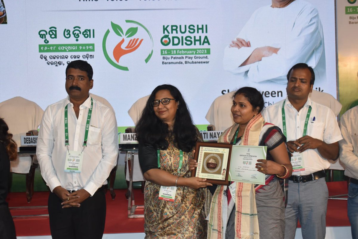 @krushibibhag @ficci_india unveiled Krushi Odisha 2023! It was great to participate in inaugural day and be part  of an intensive and critical technical discussion by the panelists on 'Sustainable seed systems' for the state@samarendumohant @arvindpadhee @irri #seedequal @CGIAR