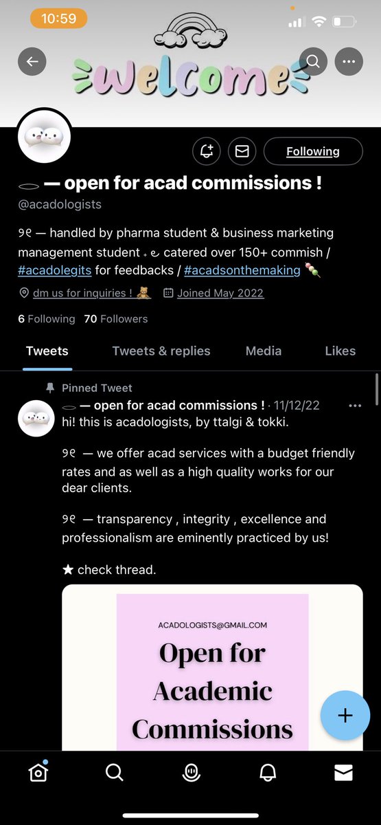 Be Aware

@/acadologists #acadolegits #acadsonthemaking

09456591526
MA***O F.

I see na di na kayo nagreply sa’kin pero nagrereply ka sa tweets. Will be posting the convo and the issue sa reply. 

Sorry for the tags
Lf commissioner acad commission
acad commissioner scam