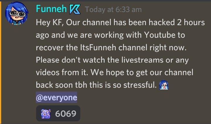 KREW Discord Announcement! (230217)

#krew #krewupdates #itsfunneh #krewfam #kftwt #kf #krewxkf #kreweats (they got their channel back don't worry)