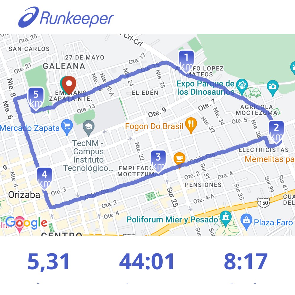 Jonkas_Hdez's tweet photo. Acabo de completar una actividad con Runkeeper https://t.co/pnVQDsaDX3
#Running
#Totalrunning https://t.co/fuIvv1lSpY