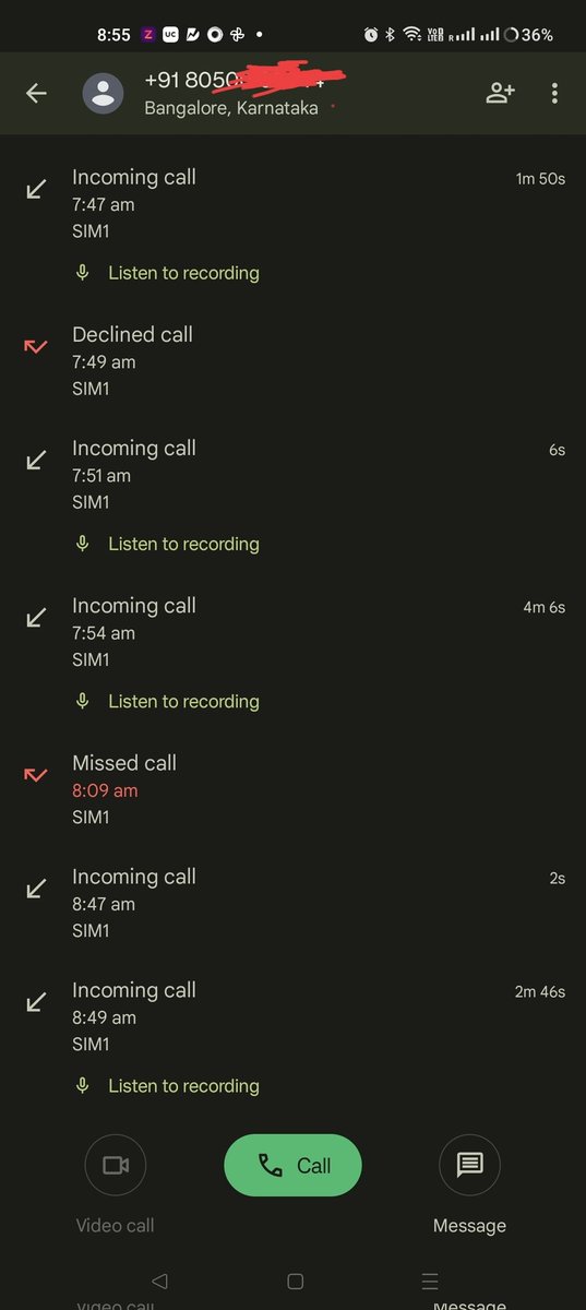 prarth_nb's tweet photo. @ZeptoNow @zeptocares  Post Zepto delivery last evening, ID- 4D75DBSPK06736 the delivery guy tried to contact me on WhatsApp. I blocked him then he has been continuously calling me on my personal number saying he wants to meet and talk to me. https://t.co/9xwEChRBPQ