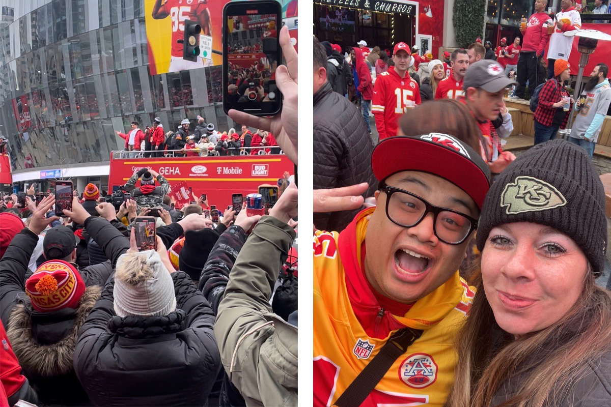 fireboardlabs's tweet image. Congrats to the NFL 2022 Champions: #kchiefs !!  We gave FireBoard employees the day off and went to the parade!  #gochiefs  #madeinkc #FireBoard #KC