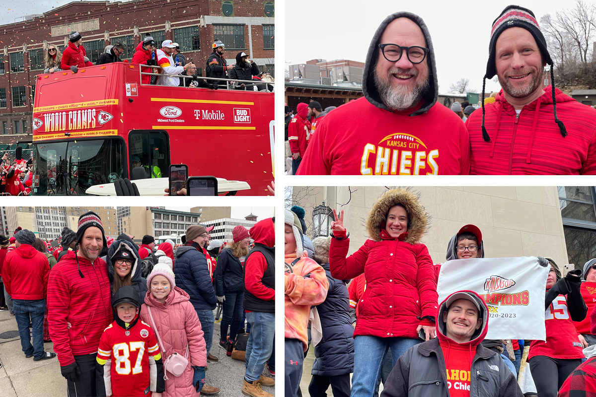 fireboardlabs's tweet image. Congrats to the NFL 2022 Champions: #kchiefs !!  We gave FireBoard employees the day off and went to the parade!  #gochiefs  #madeinkc #FireBoard #KC