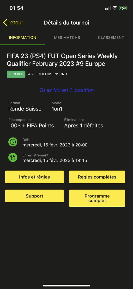 Keizzi2's tweet photo. Les qualifications ce sont bien déroulés sur FUT hier soir ✅ https://t.co/B6sHi6s8Vc