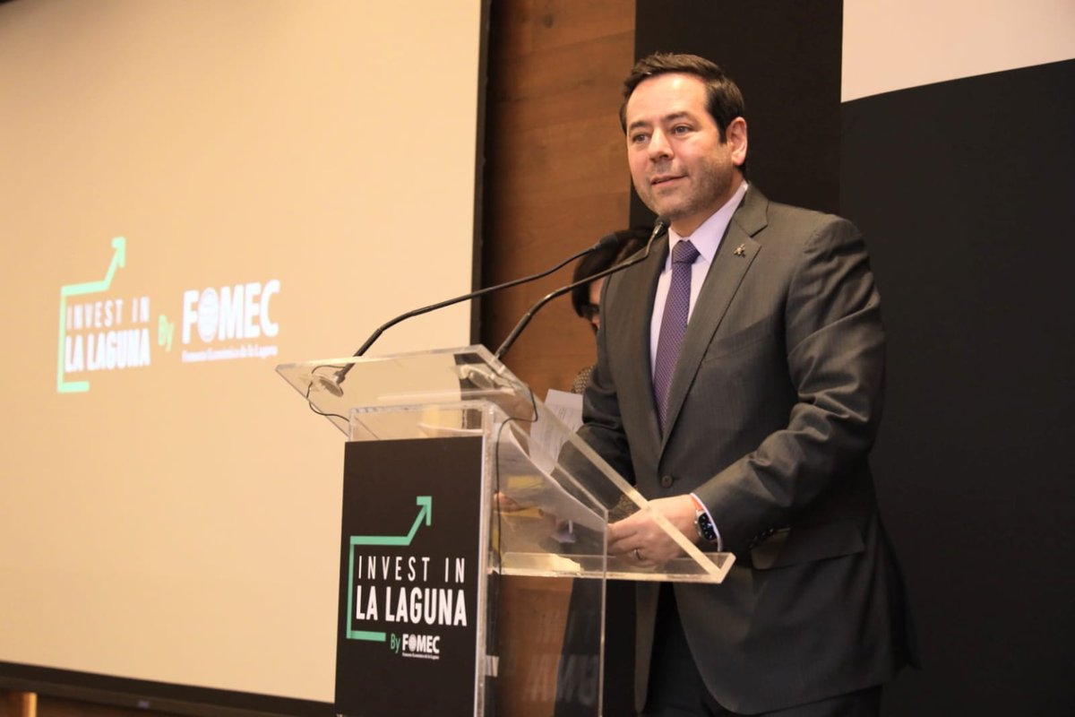 abugaberjose's tweet image. &quot;Invest in La Laguna&quot; busca atraer mayores inversiones a la región de la Laguna, la cual es atractiva por tener el Corredor Económico más dinámico del Norte, el Corredor #TMEC, tiene 7.5% de las #UnidadesEconómicas, el 30% de las #InversionesExtranjeras, y mucho más.