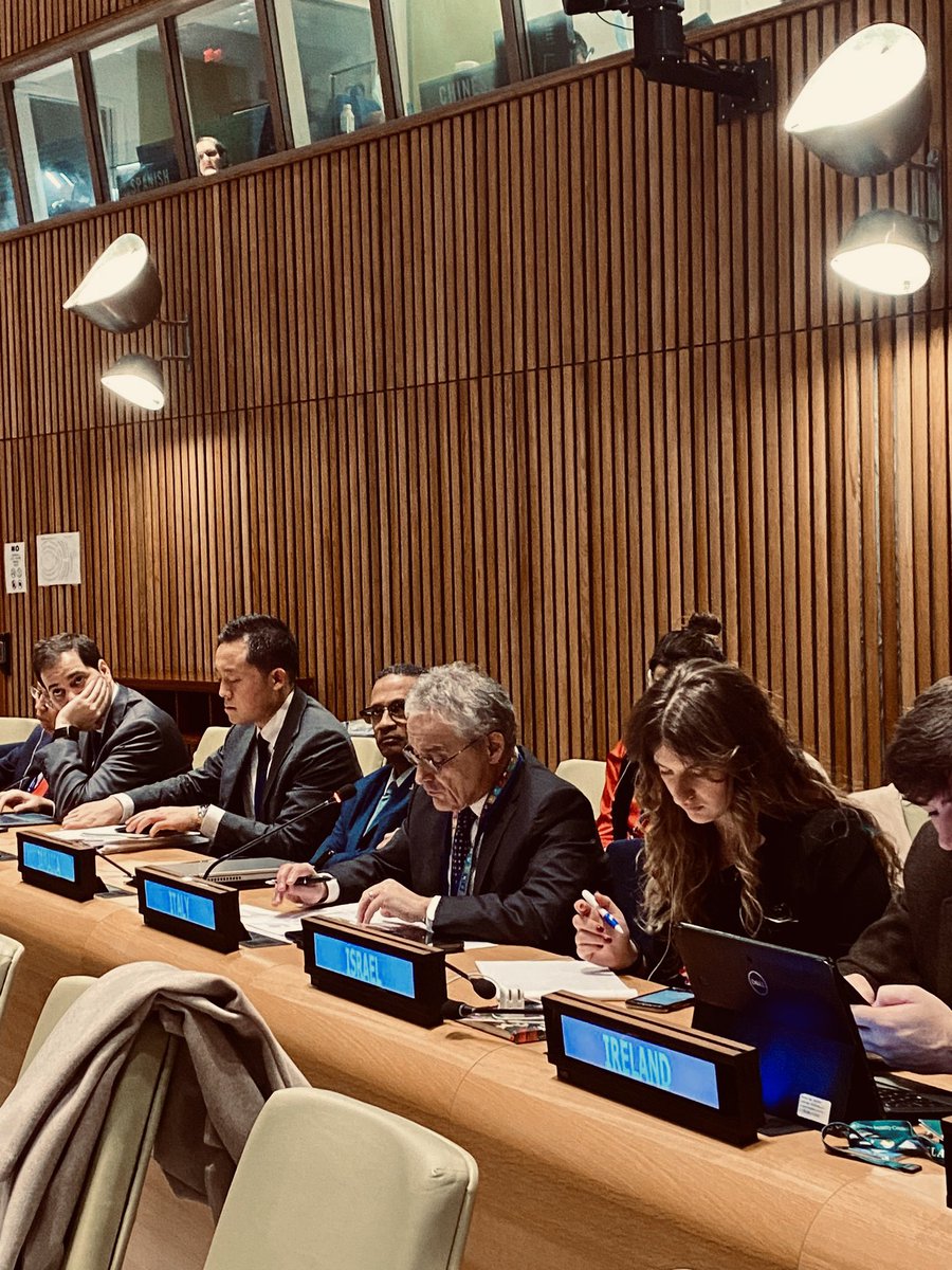 ItalyUN_NY's tweet photo. At IGN ๐ฎ๐นItaly voiced the #UnitingforConsensus' proposal to reform the #UNSC, still crippled by use & threat of veto power.
As all MS are equal, a truly democratic, accountable, effective SC is achieved only by giving greater weight to the votes of elected members. #UNSCFORALL https://t.co/IlVWXjQBHG