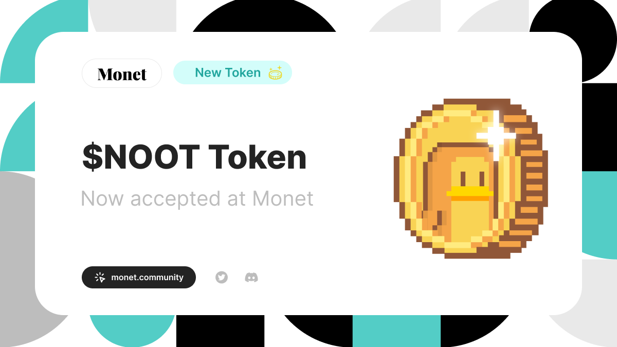 MonetSAC's tweet photo. $NOOT from @CoolPengz is now live on Monet https://t.co/P469kvtqmF
