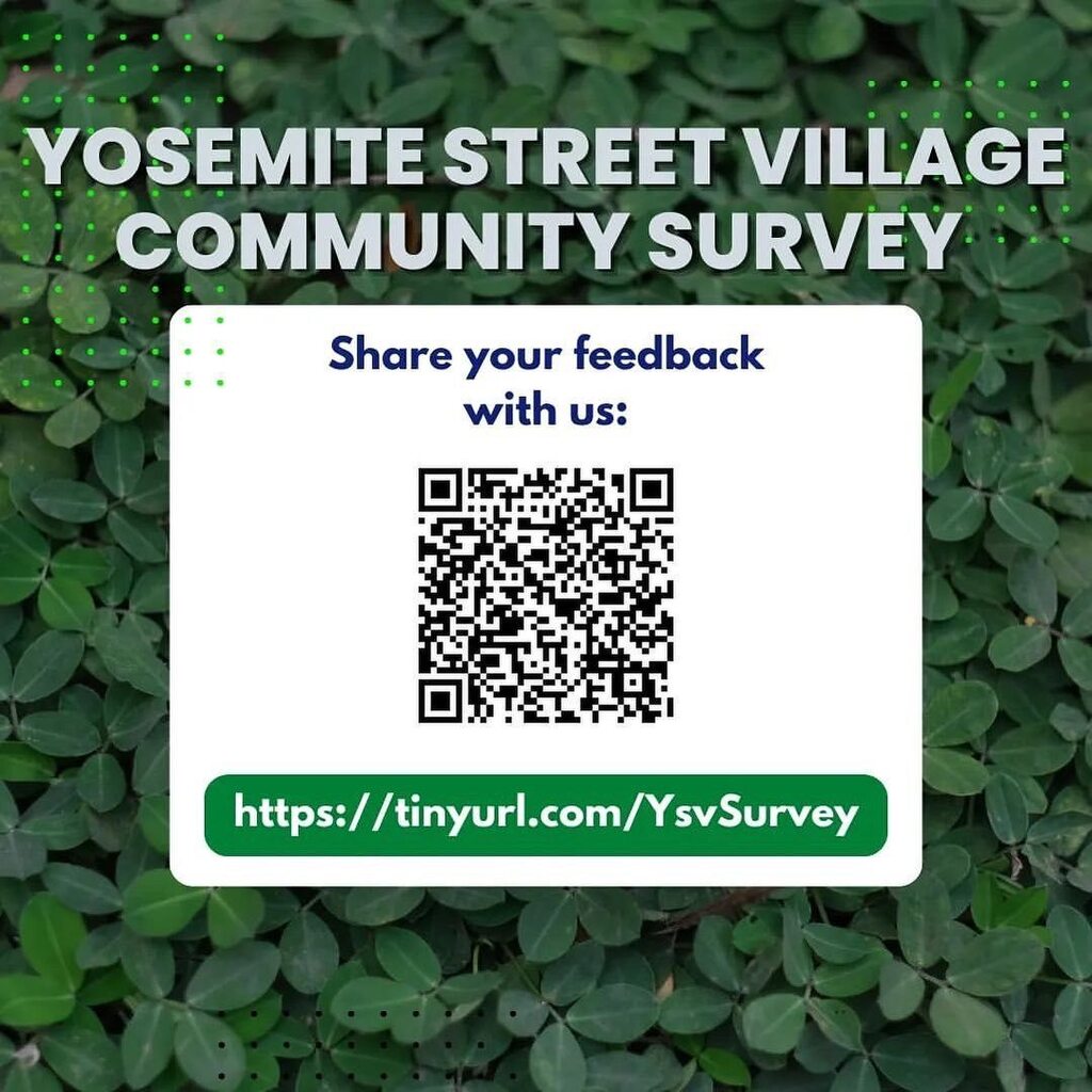 We're gearing up for a rad year ahead, and we want your input. We're planning events for 2023, and we want to hear from you. Share your ideas with us by February 18th, and let's make this year unforgettable. Yosemite Street Village is all about community… instagr.am/p/CovcI0ePItt/