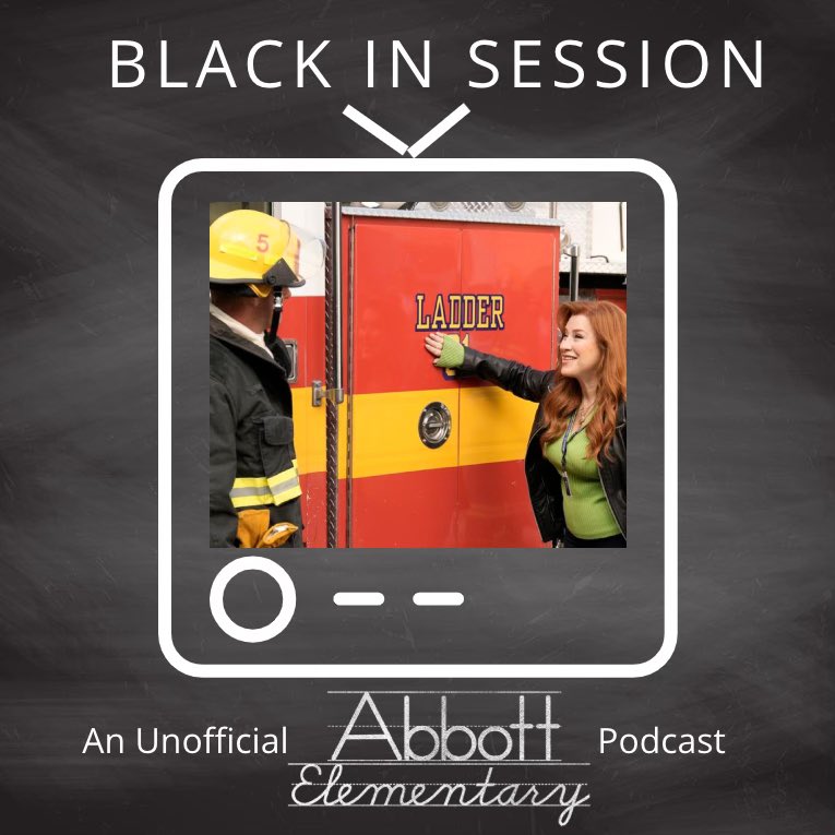 black_session's tweet photo. Remember fire drills? Well this is them now. But don’t worry, everyone is doing just FINE! *link in bio* @AbbottElemABC #AbbottElementary #podcast #blackpodcast https://t.co/uUSycdgTlr